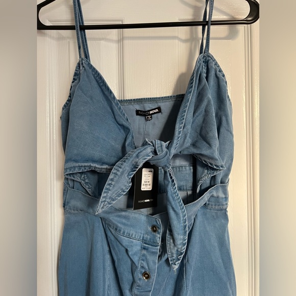 Midi denim dress - Picture 3 of 7